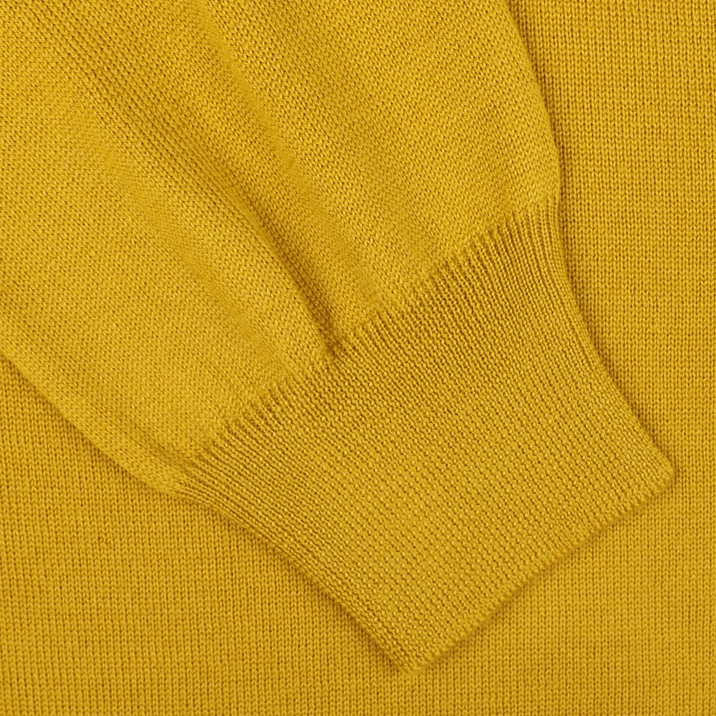 Mustard Yellow Extra Fine Merino Cardigan