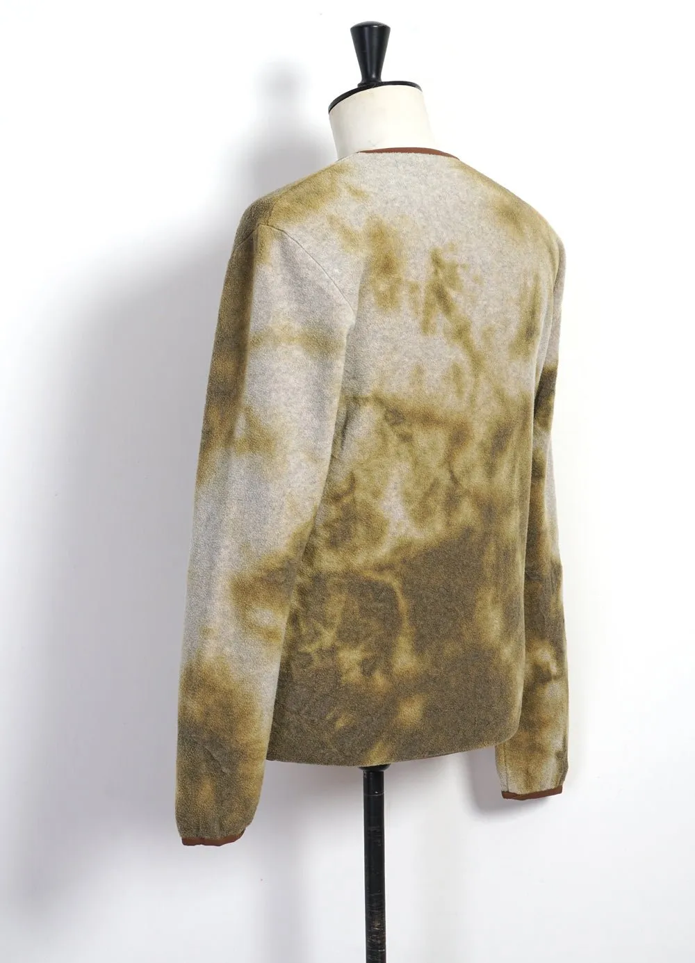 PEACE FLEECE | Tie-Dye Long Sleeve T | Yellow/Khaki