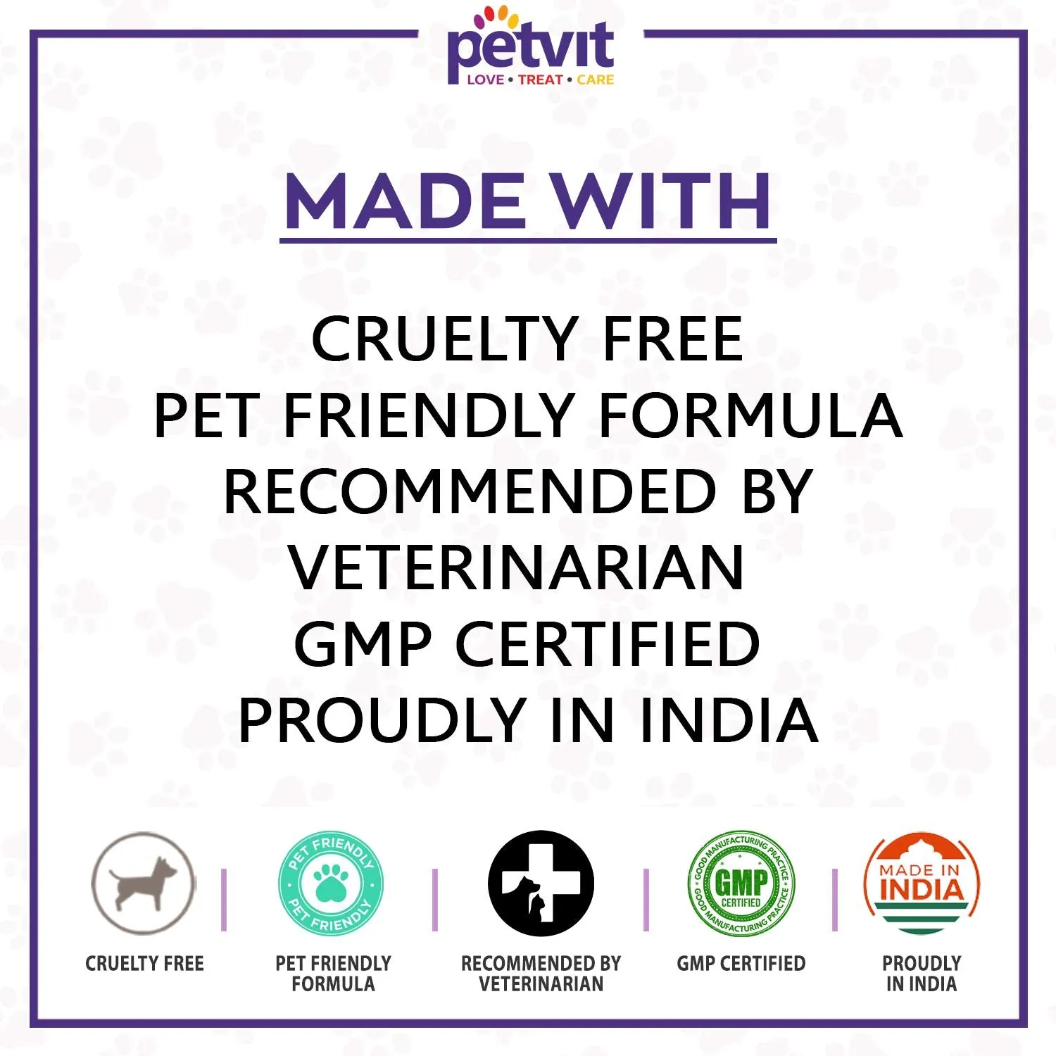 Petvit Dog Wipes for cleaning Ear | Wet Wipes for Dog - Cleans Ears & Face | Dog Wet Wipes for grooming | Pack of 1 | 50 Count