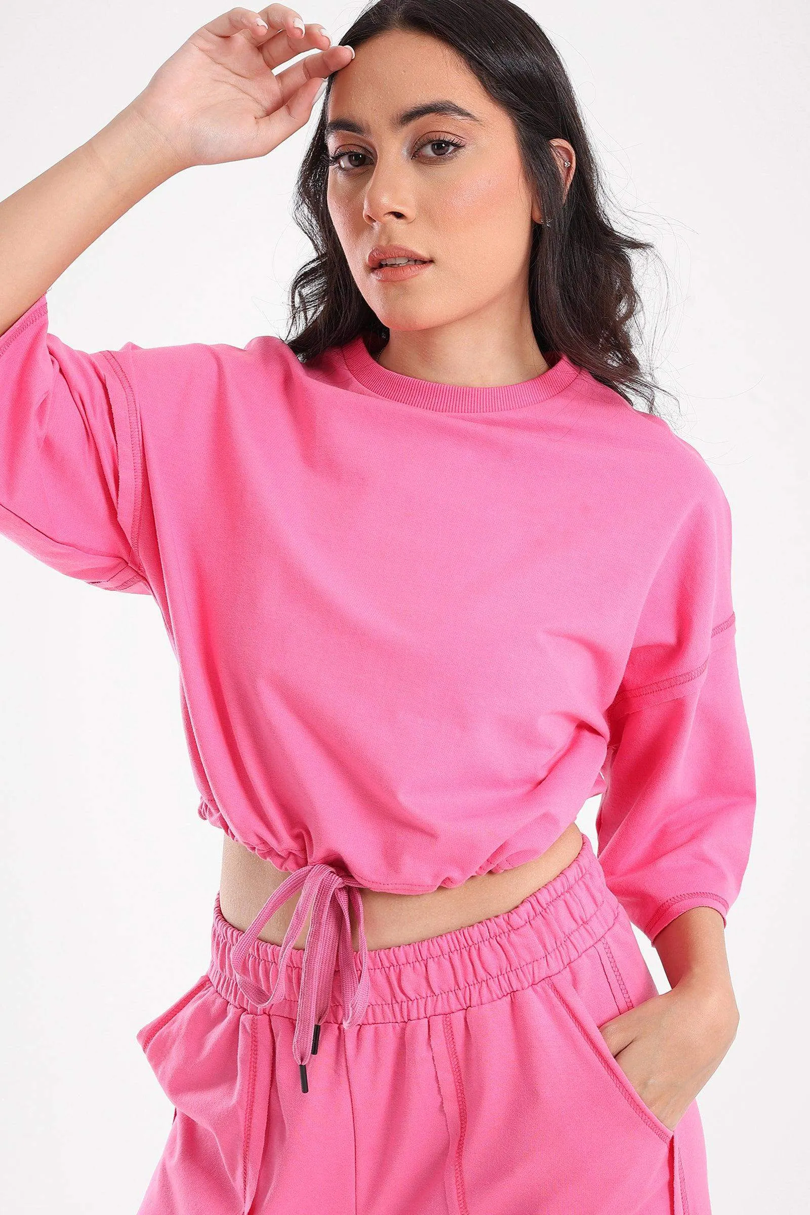 Plain Lounge Crop Top