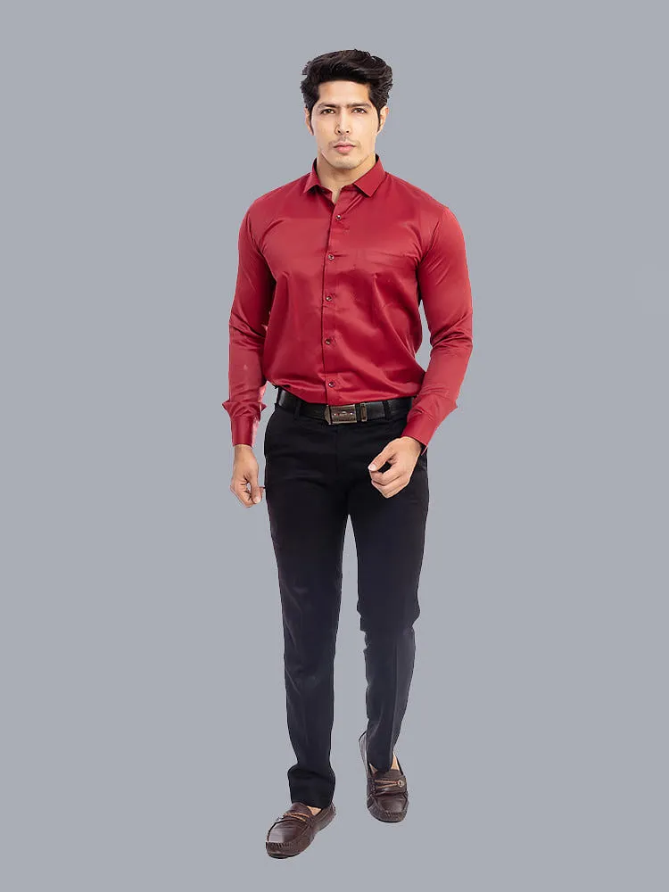 Plain Shirts For Men -  Red Formal Shirts for Men | Buy Now