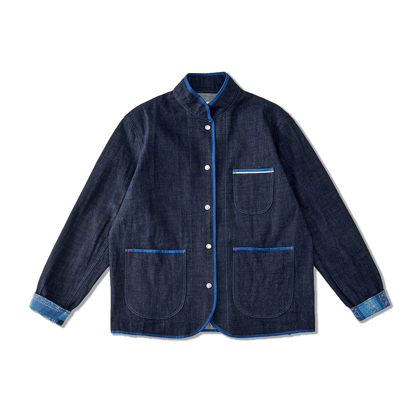 Plant Dyed IndigoTang Suit Button Jacket