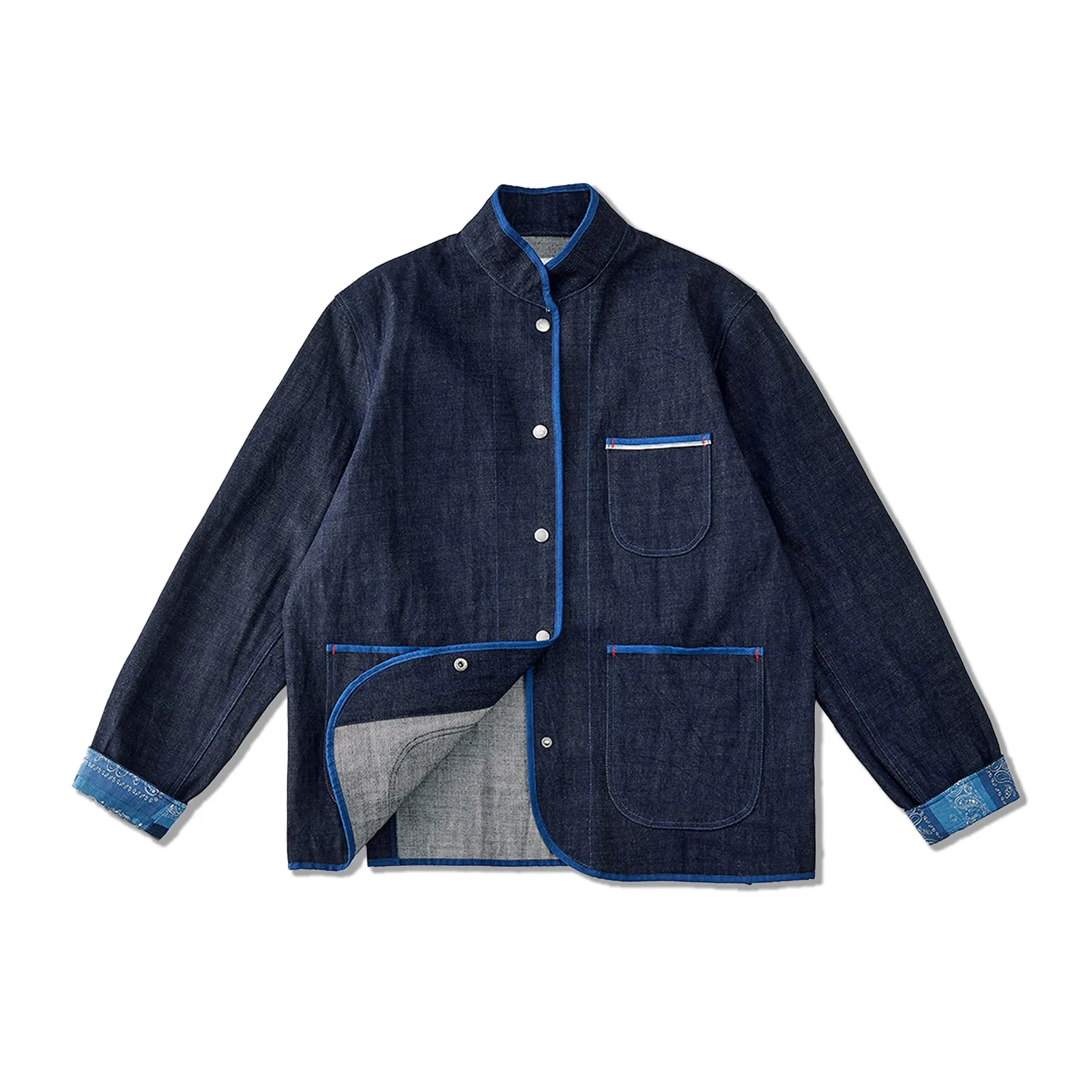 Plant Dyed IndigoTang Suit Button Jacket