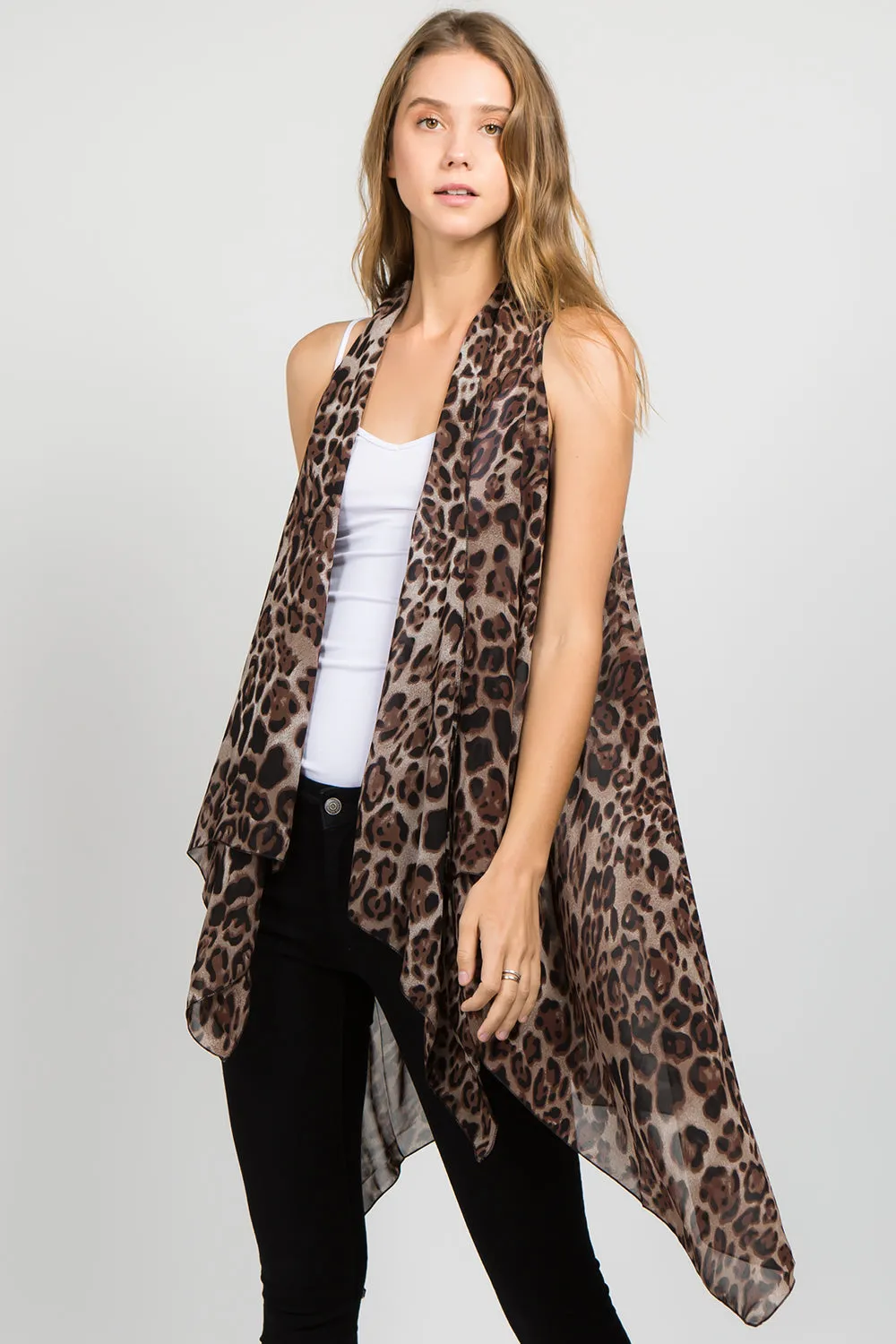 PN-29 leopard design vest