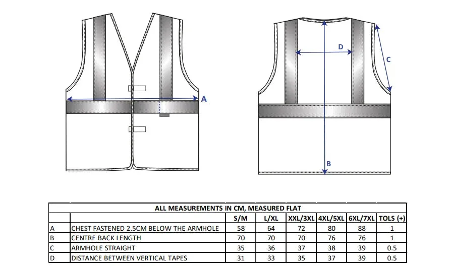 PORTWEST® High Visibility Safety Vest - ANSI Class 2 - One Reflective Band - C472