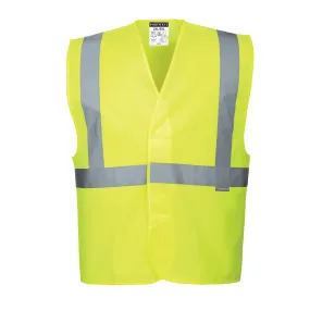 PORTWEST® High Visibility Safety Vest - ANSI Class 2 - One Reflective Band - C472