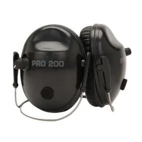 Pro Tac 200 - Noise Reduction Rating 19dB, Behind The Head, Black