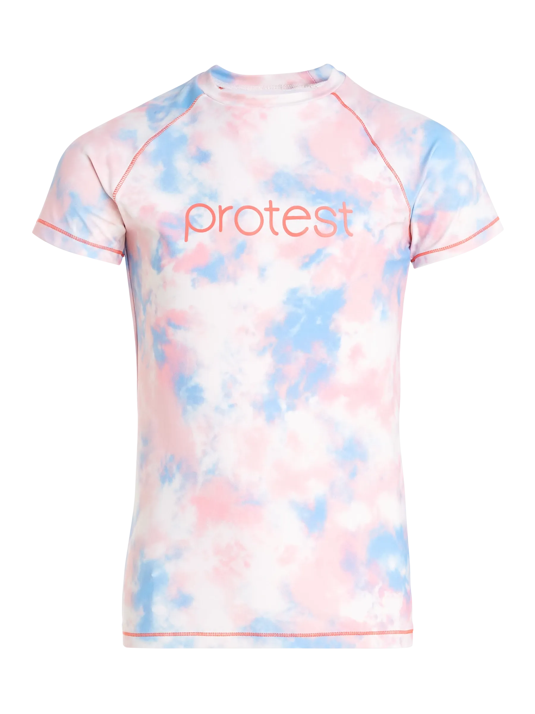 Protest PRTJELENA JR Lycra Rashguard - Kids Short Sleeve - Sugar Coral