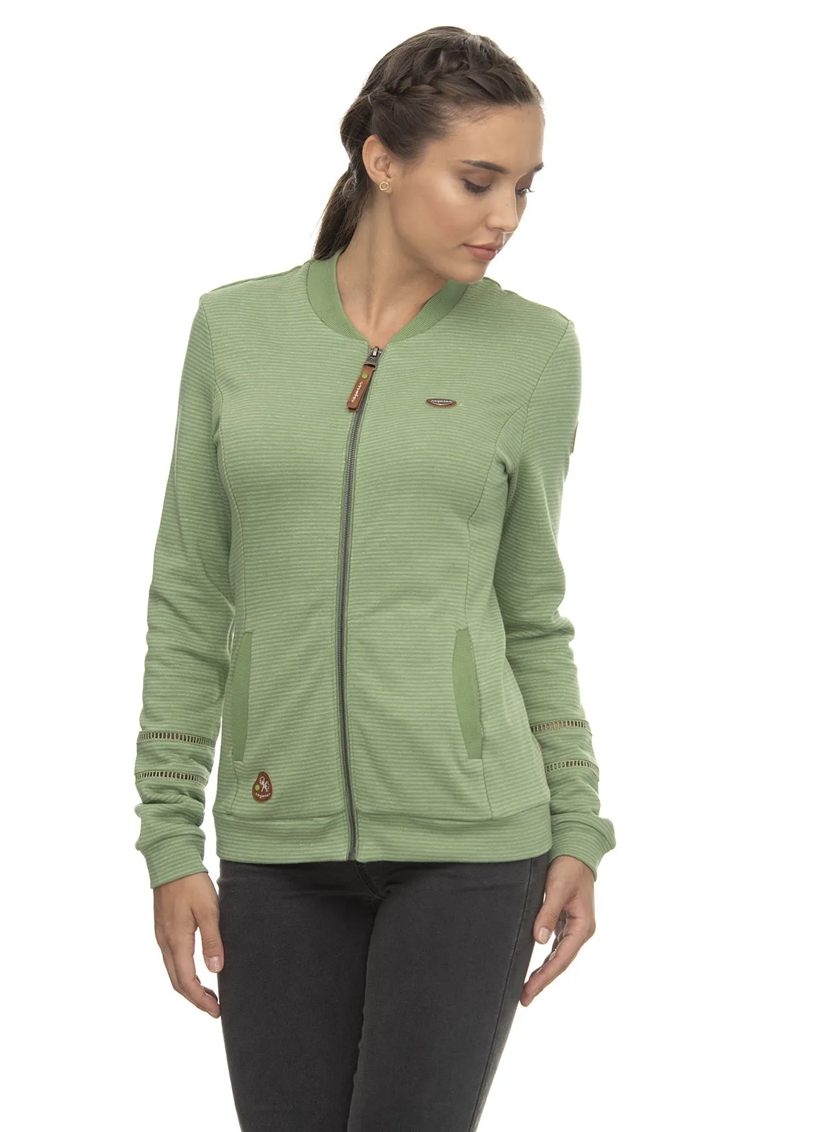 Ragwear Sweatshirt Carlie Organic Green