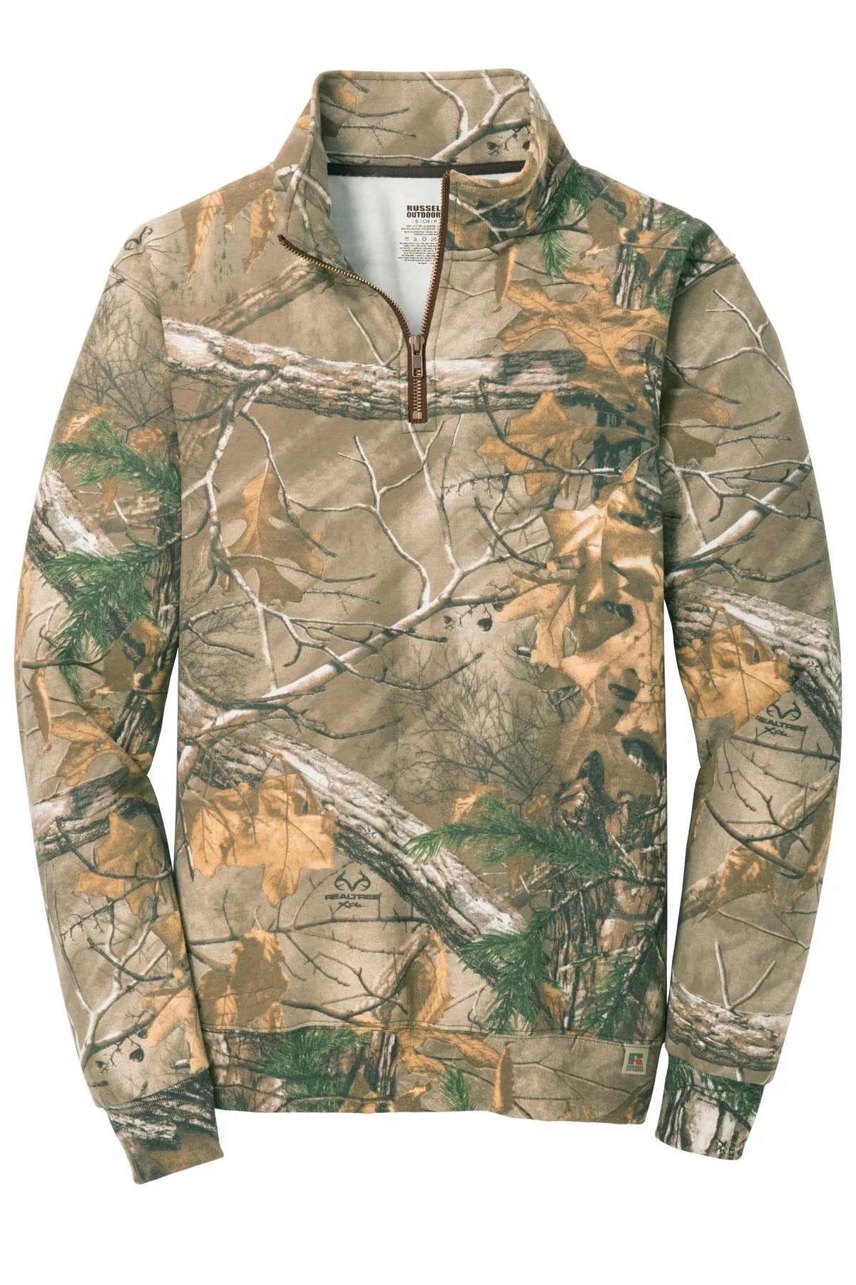 Russell Outdoors™ Realtree 1/4-Zip Sweatshirt. RO78Q