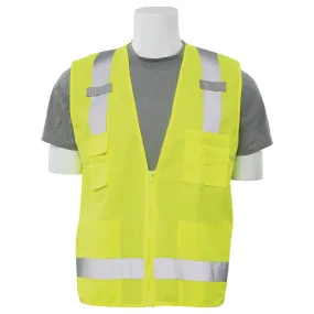 S205 Class 2 Surveyor's Safety Vest with Tablet Pocket 1PC