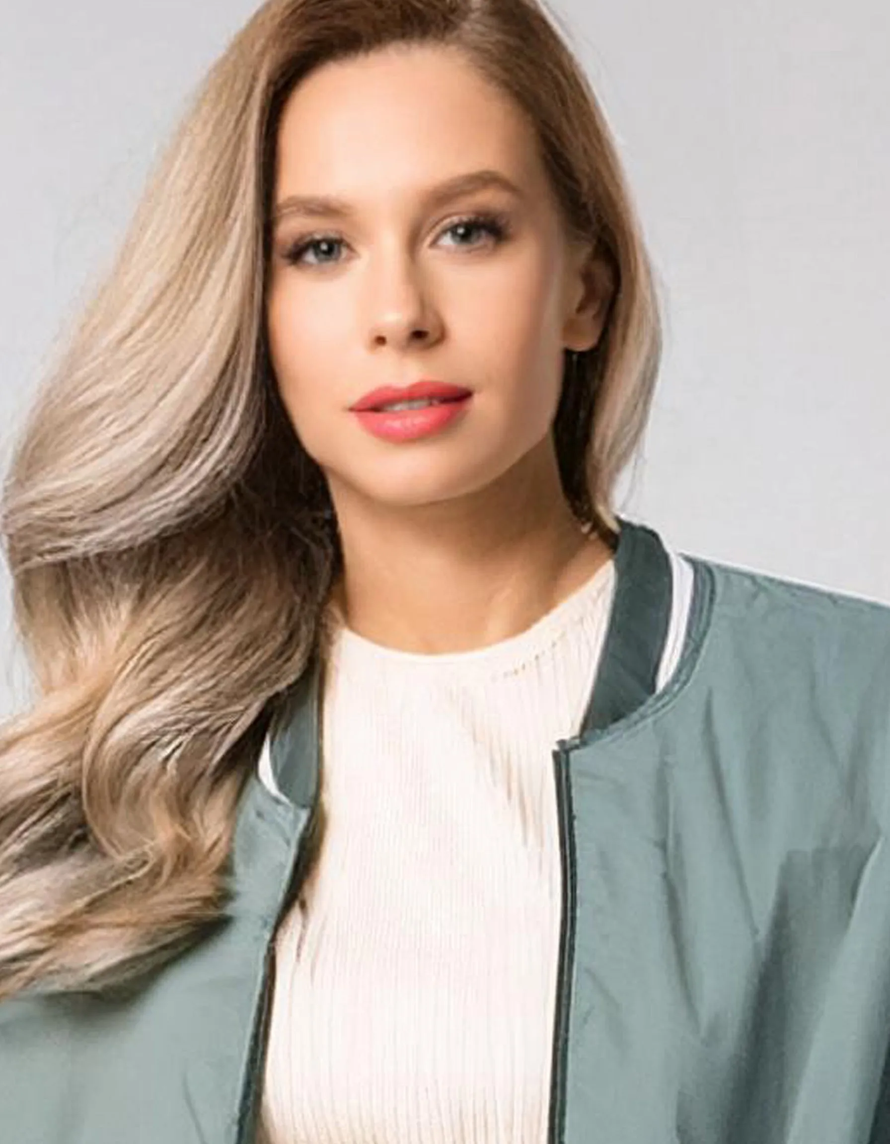 Seafoam Green Bomber Jacket