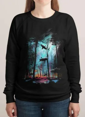 SHARK FOREST WOMEN Printed SWEAT SHIRT