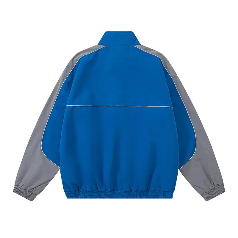 Stellar Split | Oversized Bomber Windbreaker Jacket