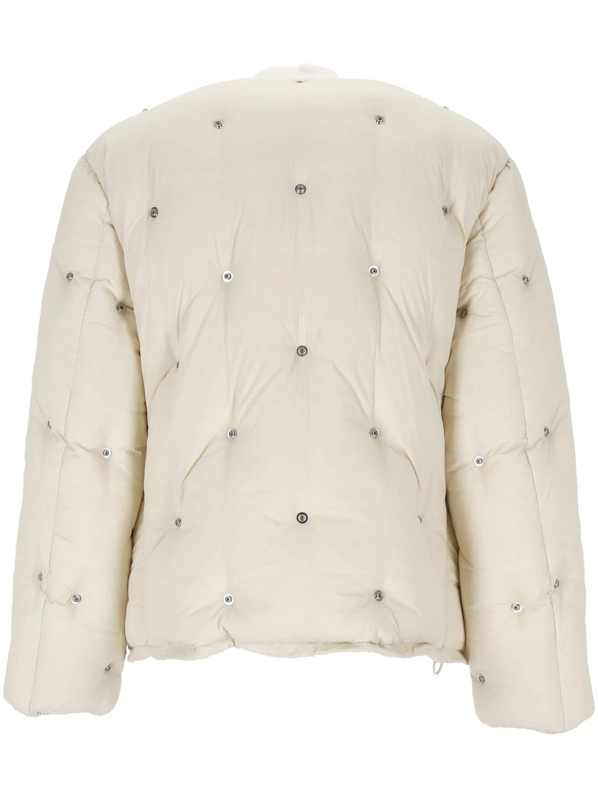 Studded Water-Repellent Bomber Jacket