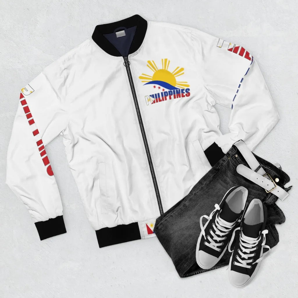 Supernova Philippines White Bomber Jacket