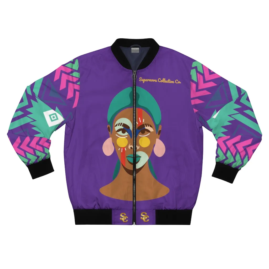 Supernova Purple Bomber Jacket