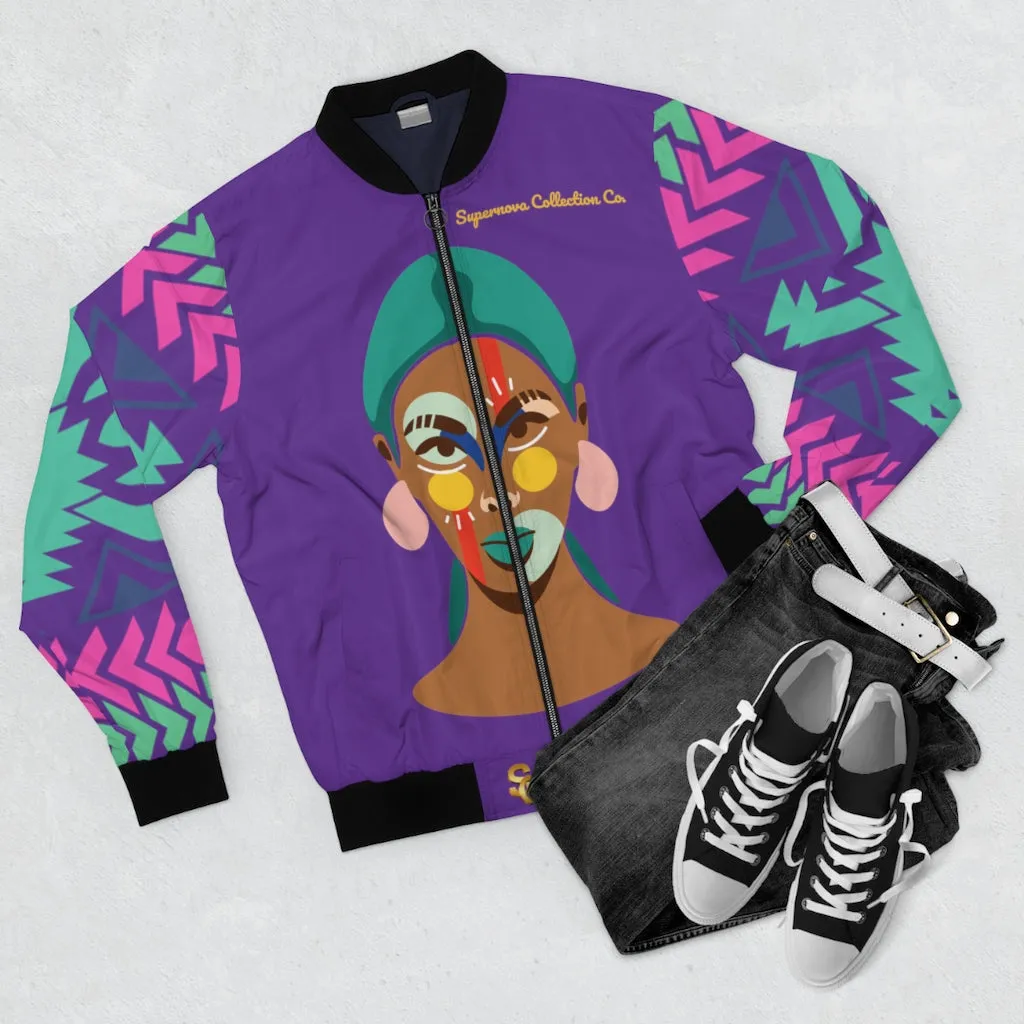 Supernova Purple Bomber Jacket