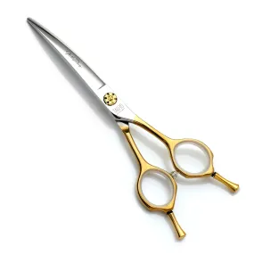 Tauro Pro Line Janita Plungė Stainless Steel Pro Shears Cutting Scissors Curved Ergonomic Extremally Sharp For The Right-Handed