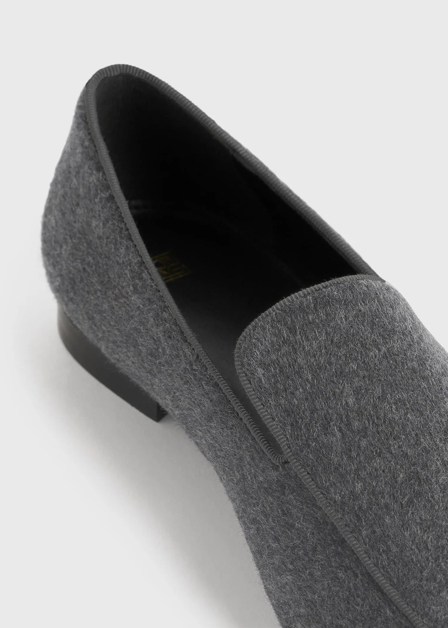 The Piped Loafer grey melange