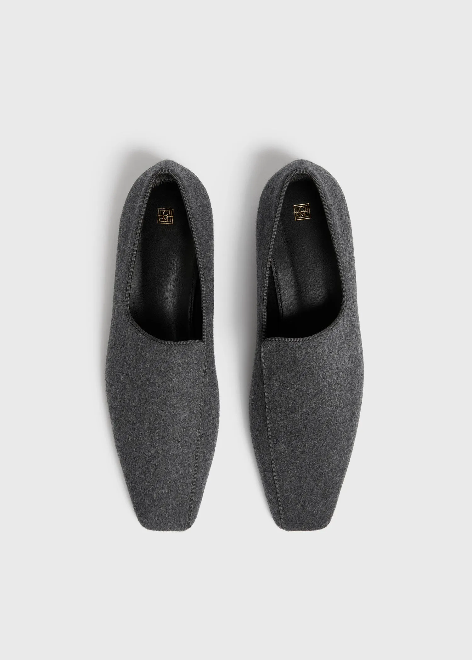 The Piped Loafer grey melange