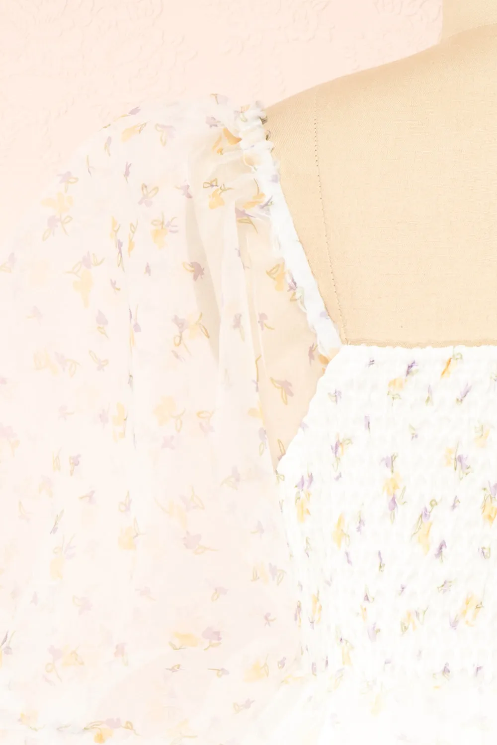 Ulysses | Short Floral Babydoll Dress