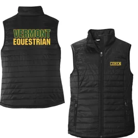 Vermont Equestrian- Puffy Jacket and Vest