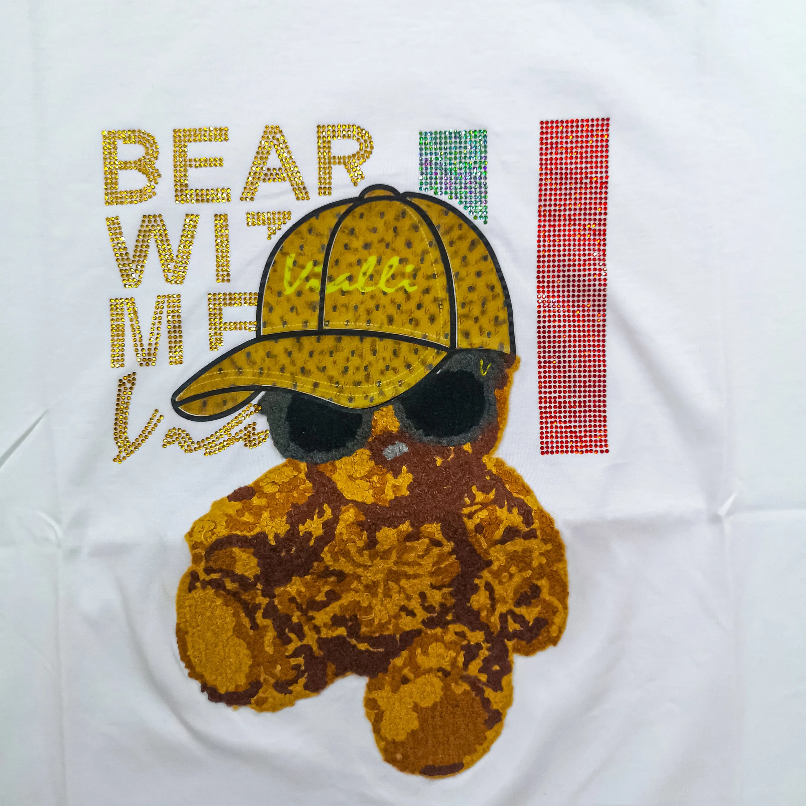 Vialli Implode White Bear T-shirt