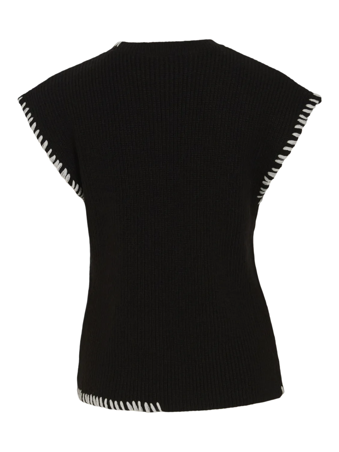 VISIGGA Knit Waistcoat - Black