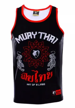 Vszap VTT026 Muay Thai Boxing Quick Dry Vest Tank Top S-4XL 2 Colours Unisex