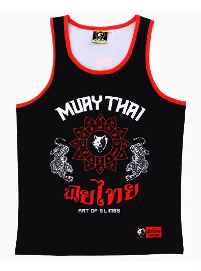 Vszap VTT026 Muay Thai Boxing Quick Dry Vest Tank Top S-4XL 2 Colours Unisex