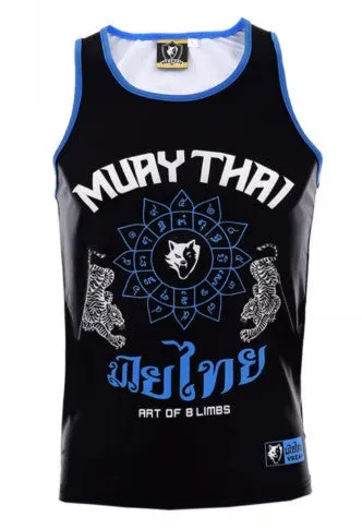 Vszap VTT026 Muay Thai Boxing Quick Dry Vest Tank Top S-4XL 2 Colours Unisex