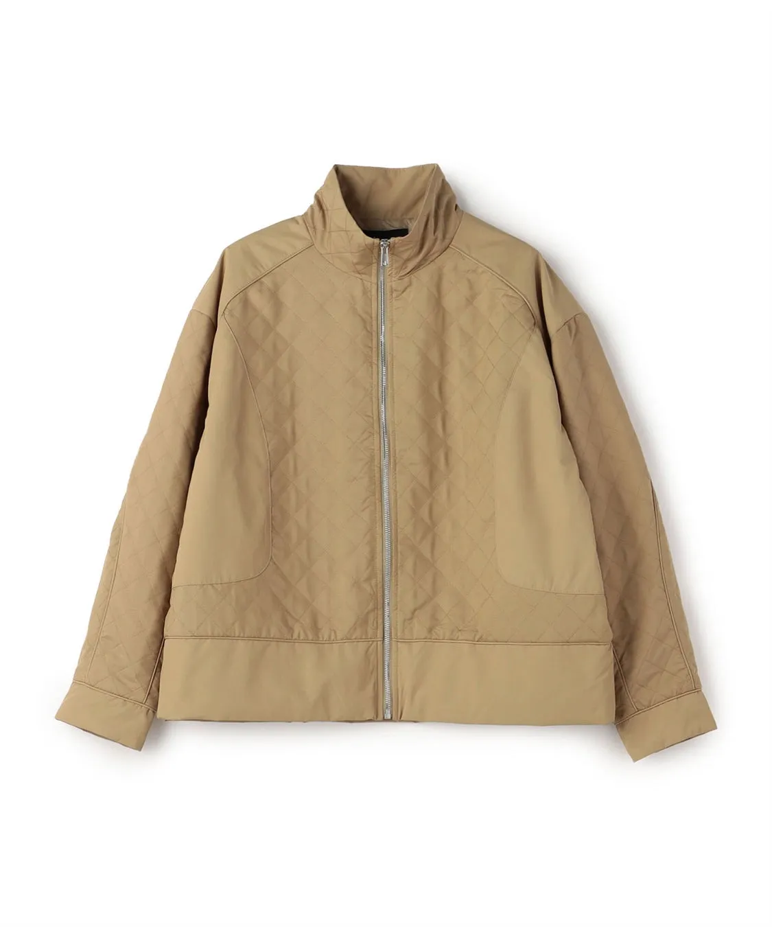 Zip Up Padded Bomber Jacket