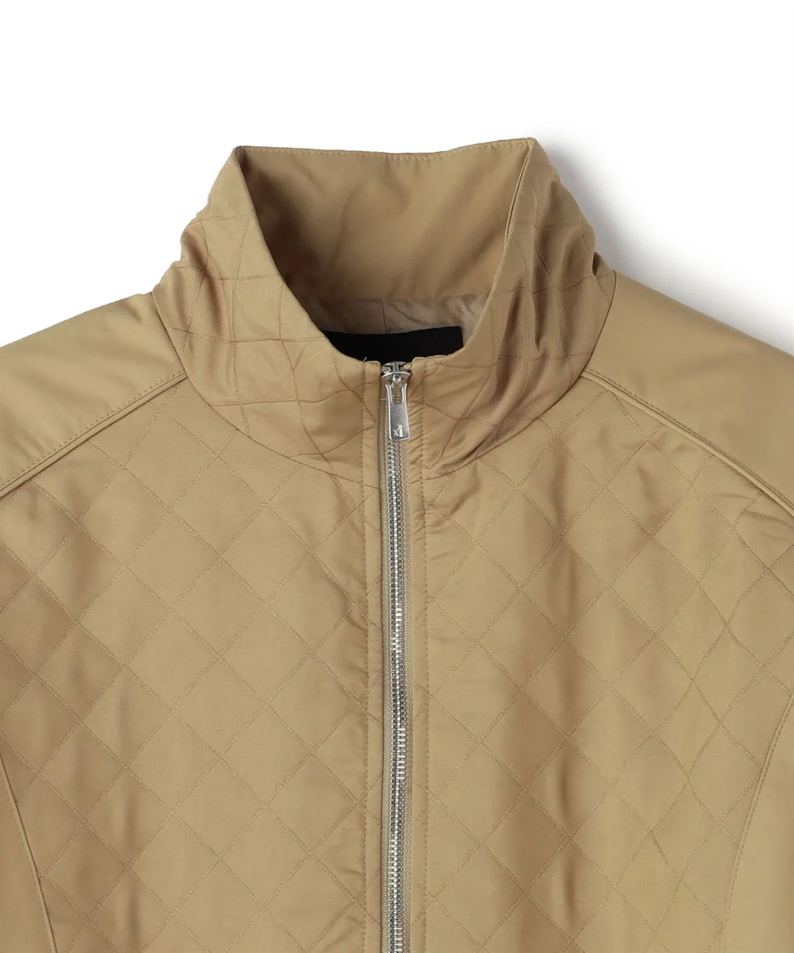 Zip Up Padded Bomber Jacket