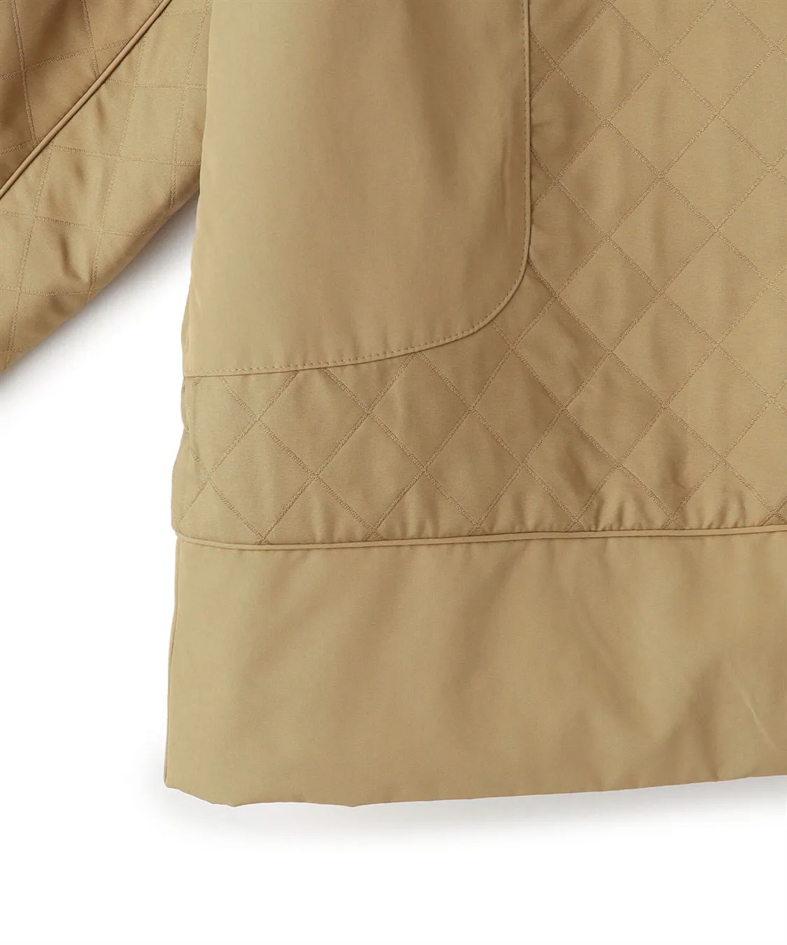 Zip Up Padded Bomber Jacket